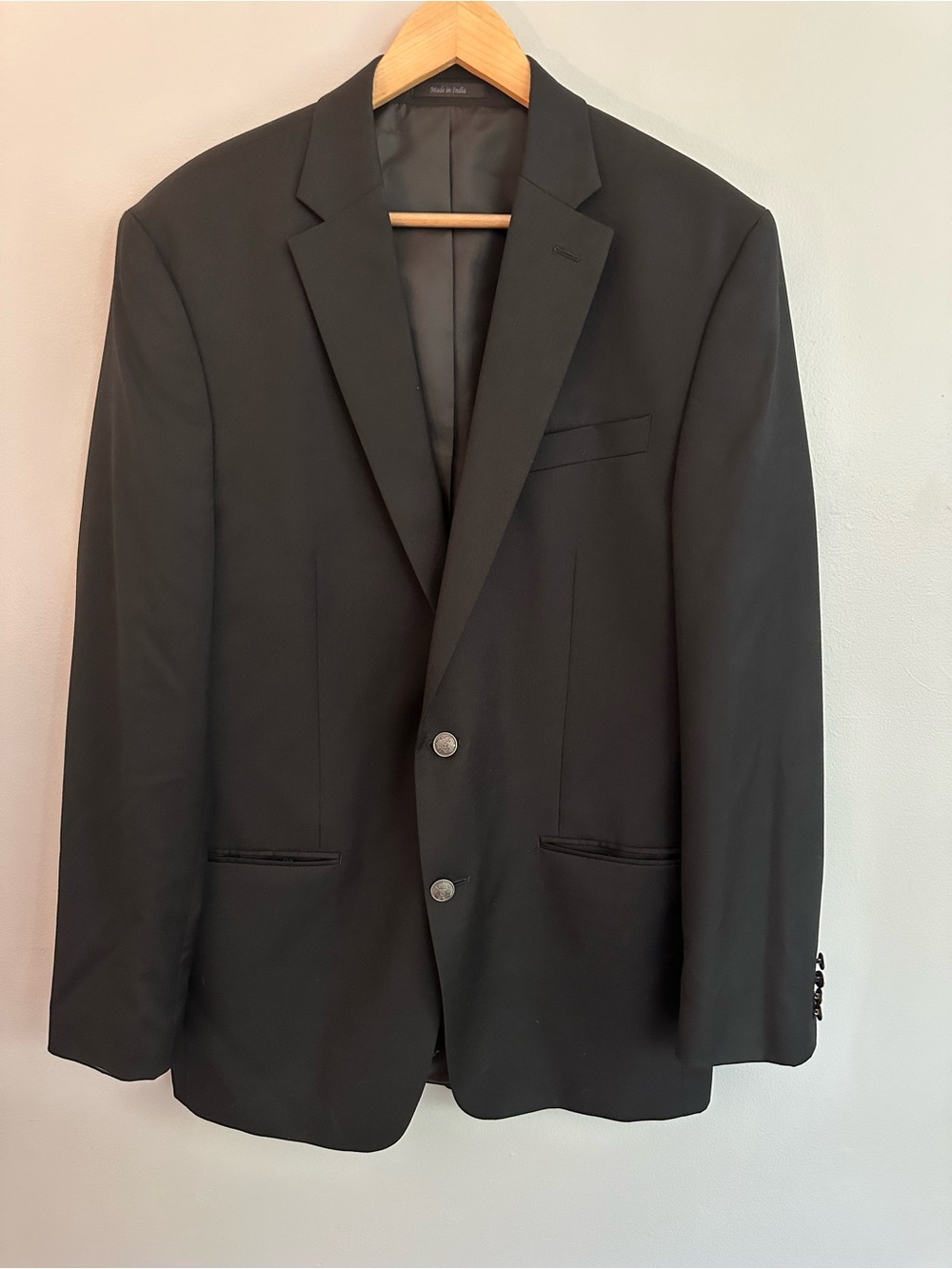 Michael Kors Men's Black Notch Lapel Two-Button Blazer